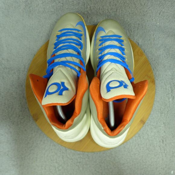 Nike Zoom Kevin Durant 5 Birch Sneakers Men's Size 11.5 Gray Shoes 554988-200 - Picture 5 of 13